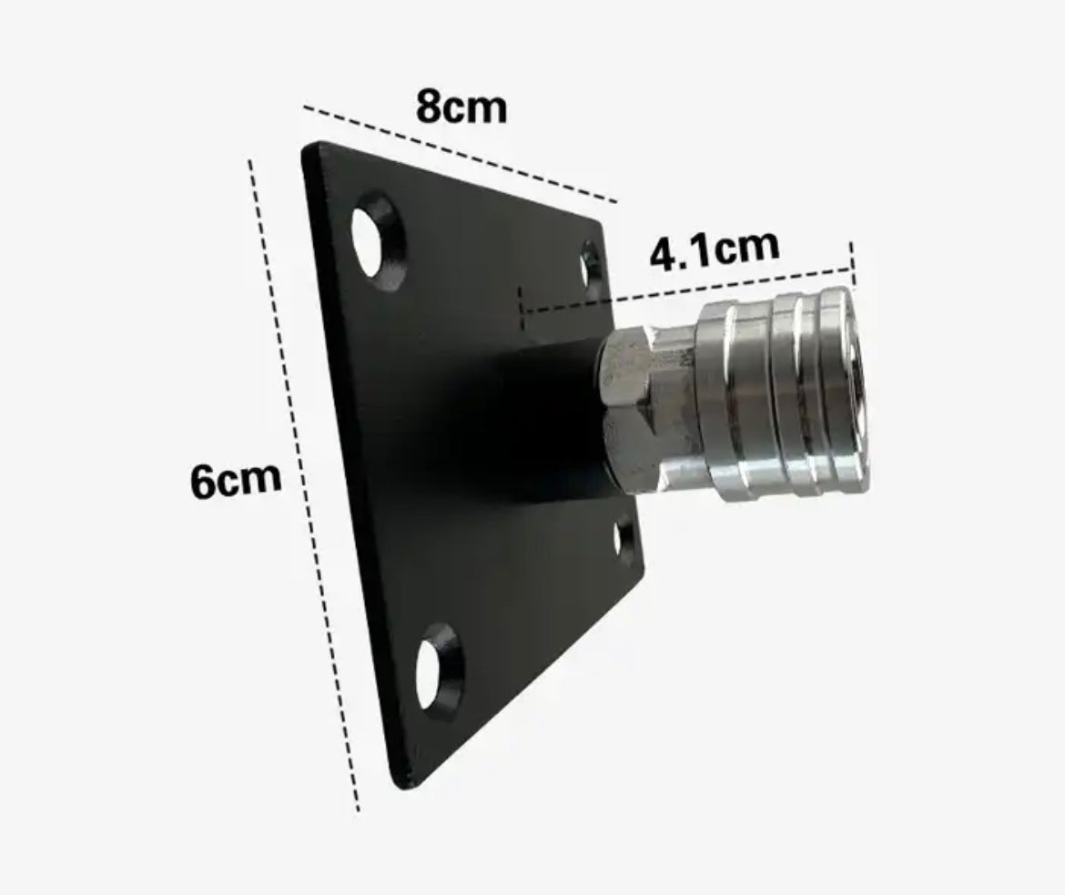 Pressure Washer Snow Foam Cannon Wall Mount Holder Microfiber Supply