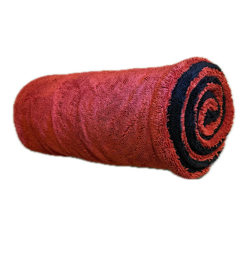 Double Sided Twisted Loop Microfiber Drying Towel Large 70cm x 90cm