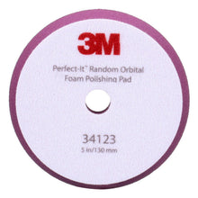 Load image into Gallery viewer, 3M™ Perfect-It™ Step 2 Random Orbital Foam Polishing Pad, Purple, 130 mm, (5 in), 2 Pad Pack, 34123