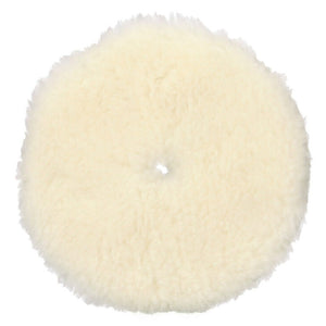 3M™ Perfect-It™ Step 1 Random Orbital Wool Compounding Pad, Medium, White, 130 mm, (5 in), 2 Pad Pack, 34121