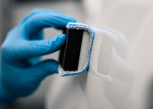Load image into Gallery viewer, Ceramic Coating Foam Block With Velcro For 10cm x 10cm Microfiber Sheets With Barrier Layer : Kit Set : Includes 1 x Applicator, 3 x Microfiber Sheets
