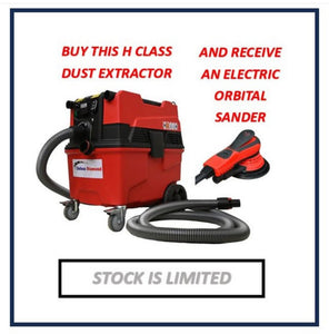Wet/Dry H-Class Vacuum / Fine Dust Extractor With Auto Cleaning HEPA Filtration