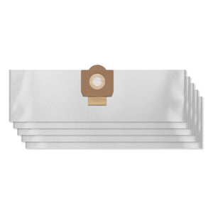 Vacuum Cleaner Dust Bags Wet & Dry SMS Multi Layered 10L - 20L : 5 Pack - Compaitable With Many Models Including Karcher/Nilfisk/Hoover/Kerrick/Pullman/Ryobi/Ozito/Stihl/Wirbel/Rupes/Delonghi/Ghibli/Bosch/Duravac/Milwaukee & Many Other Brands