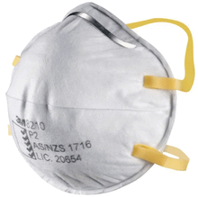 Load image into Gallery viewer, 3M™ Cupped Particulate Respirator 8210, P2, N95 Face Mask Box of 20 : $4.49 Per Mask