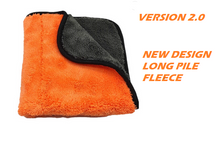 Load image into Gallery viewer, Microfiber Buffing Towel 800GSM Orange &amp; Grey :  NEW VERSION 2.0 Now Available