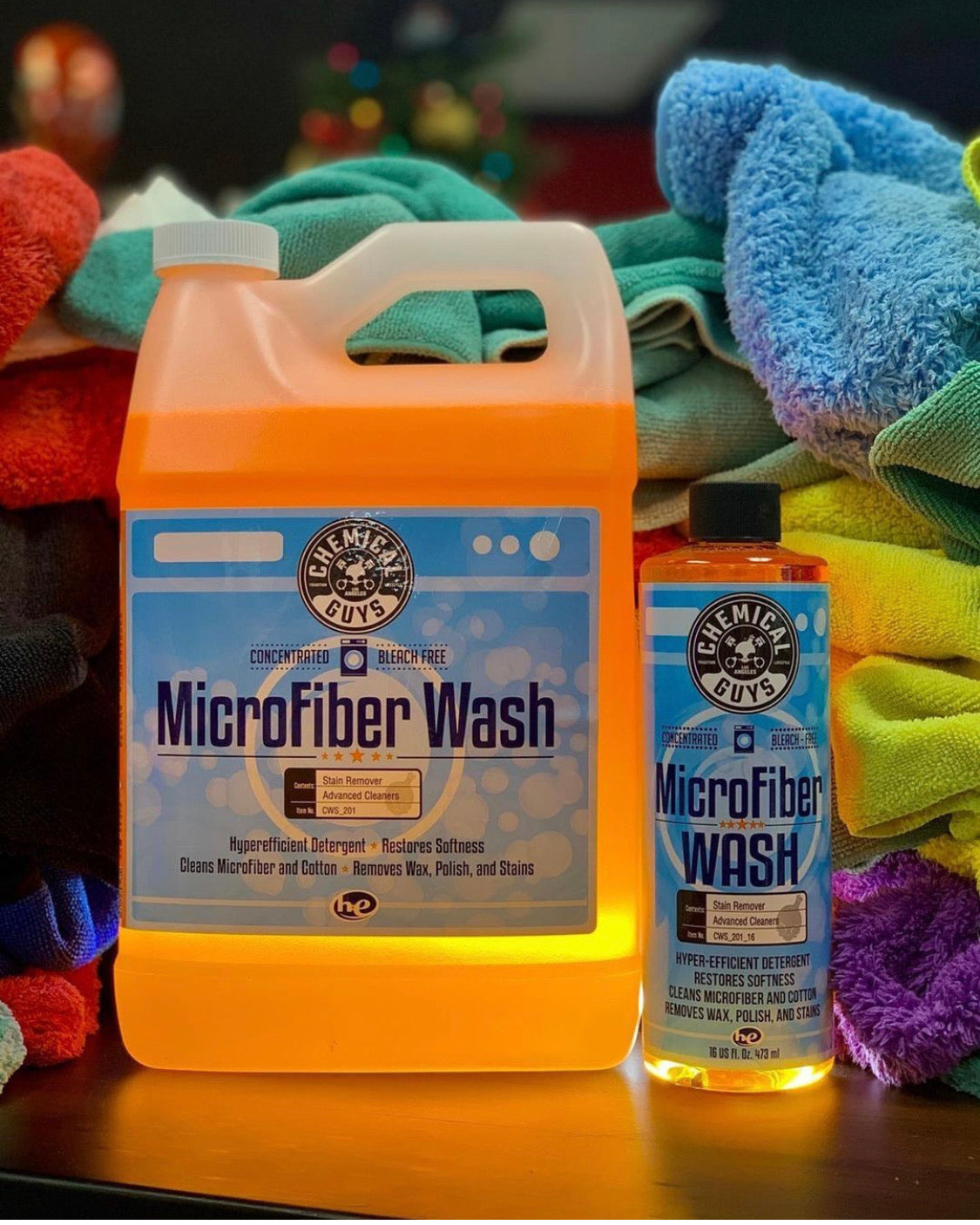 CHEMICAL GUYS Microfiber Rejuvenator Wash Laundry Detergent – Microfiber  Supply
