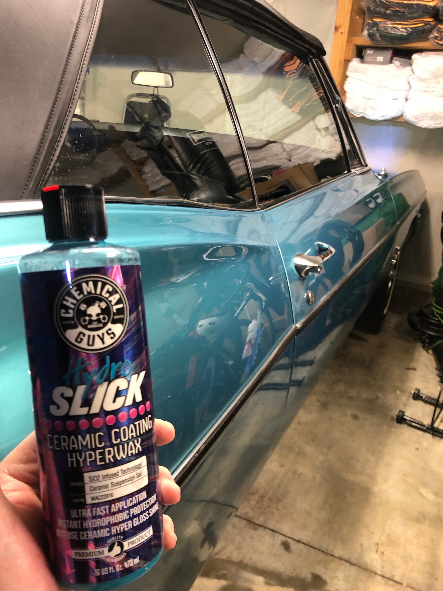 Achieve extreme hyperactive water beading with HydroSlick Ceramic